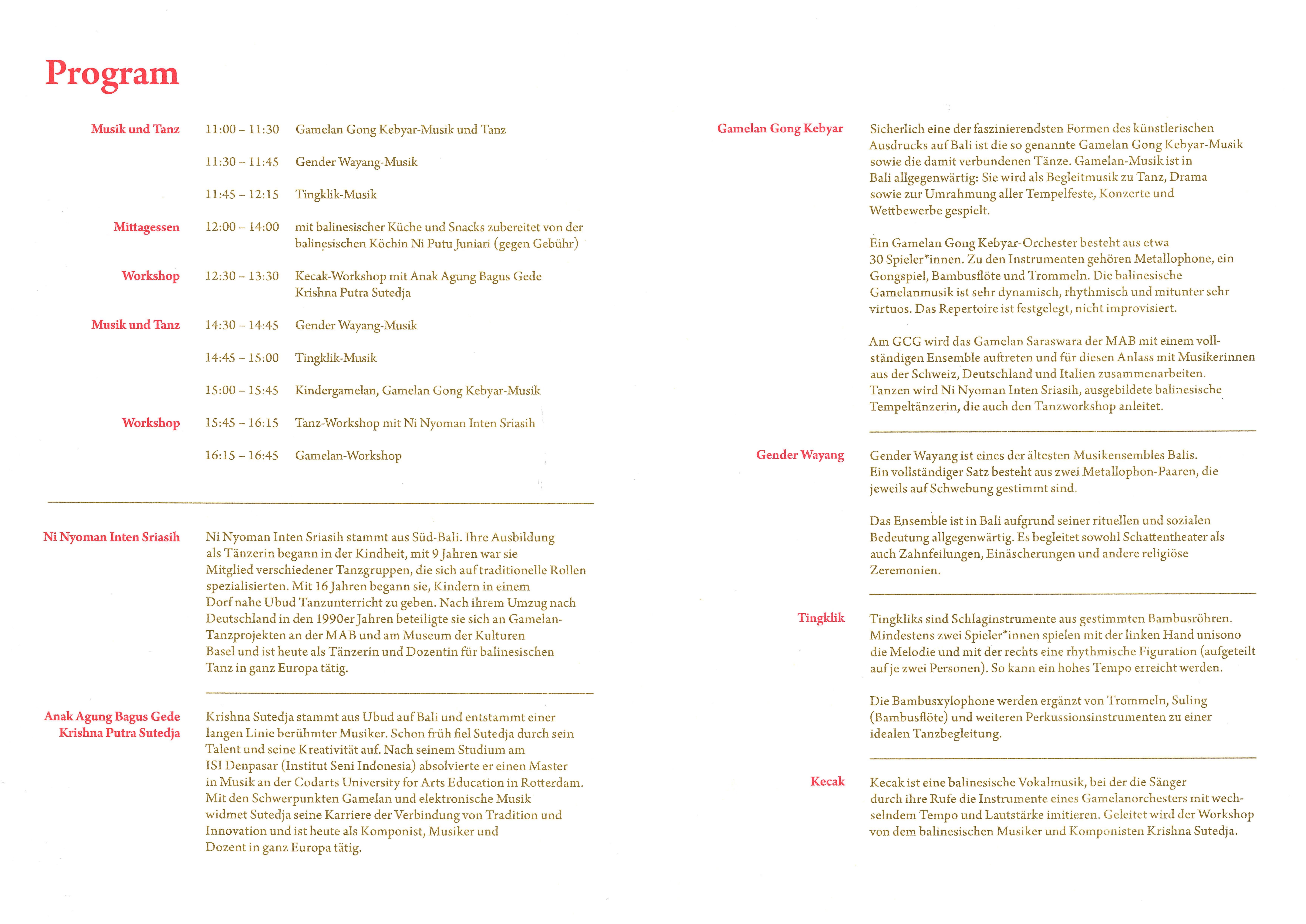 Gamelan Community Gathering 2026 - Flyer 2